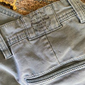 Zara Man light blue Premium washed Casual Pants